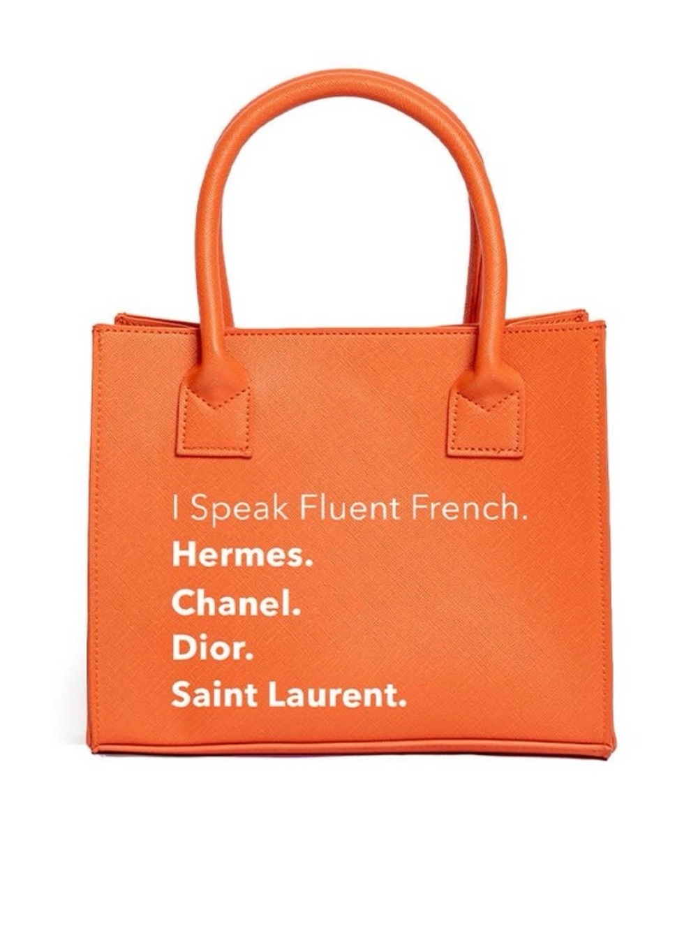 NWT Fluent French Mini Tote in Orange